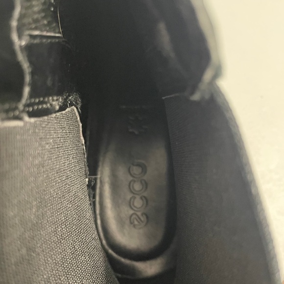 ECCO Women's Black Leather Chelsea Boot Sartorelle Sz39 - Picture 9 of 10